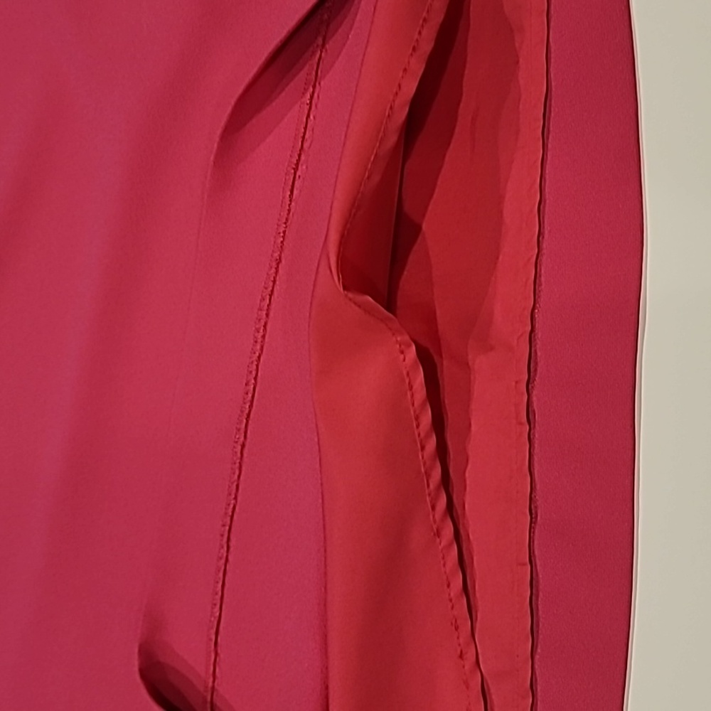 Banana Republic Hot Pink Peek a Boo Sleeveless Pullover Shift Dress 6 - Picture 7 of 9